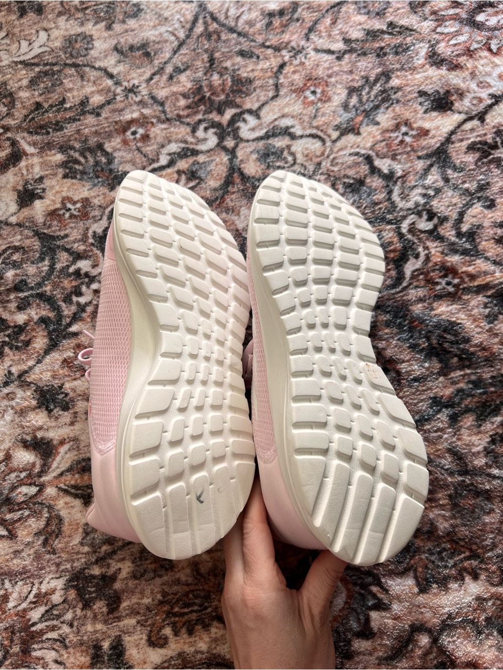 adidas Light Pink Women's Athletic Running Sneakers - Picture 2 of 4